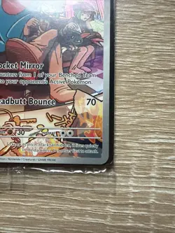 Team Rocket's Wobbuffet SVP 203 Full Art Promo Sealed Pokemon TCG Card - Image 3