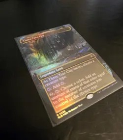 Magic The Gathering Three Tree City #338 Borderless Bloomburrow Card FOIL LP - Image 2