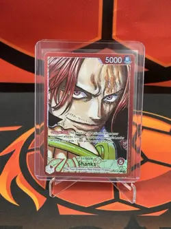 OP09-001 Shanks Leader Alt Art One Piece Card Game English TCG - Image 1