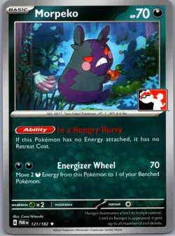 Morpeko Rare Prize Pack Series Cards 121/182 NM - Image 1