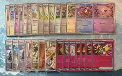 TCG Pokemon Prismatic Evolutions 29 Card Lot: Poke/ Master Ball, Trainer, Ace - Image 1