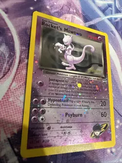 Rocket's Mewtwo (Winner) Best of Game #8 Reverse Holo Pokemon Card (Ungraded) - Image 3