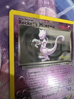 Rocket's Mewtwo (Winner) Best of Game #8 Reverse Holo Pokemon Card (Ungraded) - Image 4