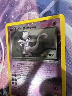 Rocket's Mewtwo (Winner) Best of Game #8 Reverse Holo Pokemon Card (Ungraded) - Image 5