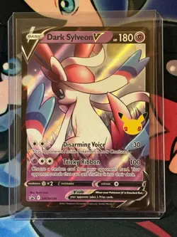 Dark Sylveon V SWSH134 Sword & Shield Black Star Promo Holo Pokemon Card - Image 2
