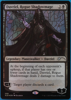 Davriel, Rogue Shadowmage (Stained Glass Promo) FOIL NM CARD (495365) ABUGames - Image 1