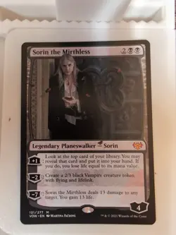 Sorin the Mirthless Innistrad: Crimson Vow #131/277 MTG Magic the Gathering - Image 1