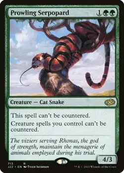 MTG Prowling Serpopard J22 Rare Normal #713 - Image 1