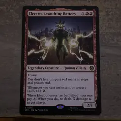 Electro Assaulting Battery - MtG Spider-Man - NM - Image 1