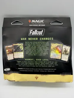 MTG Universes Beyond: Fallout Scrappy Survivors Commander Deck (Damaged Box) 195166228532 - Image 2