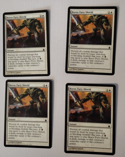 BOROS FURY-SHIELD MTG RAVNICA CITY OF GUILDS COMMON X4 LIGHT PLAY - Image 1