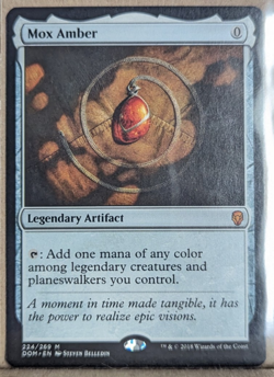 Magic The Gathering Mox Amber Dominaria mythic #224/269 - Image 1