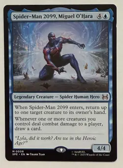 Spider-Man 2099, Miguel O'Hara - Marvel's Spiderman: Legal-Eternal MTG SDCC 2025 - Image 1