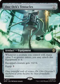 MTG - Doc Ock's Tentacles - Extended - SPM 277 - Non Foil - NM - Image 1