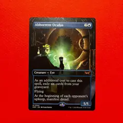 ABHORRENT OCULUS (Borderless); MTG Duskmourn House of Horrors - Image 1