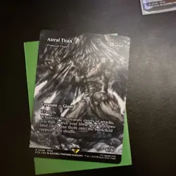 Astral Titan - Primeval Titan - MTG FF - R 0048 - Borderless Nonfoil - Image 1
