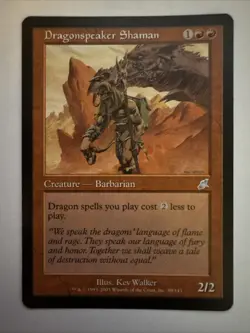 Dragonspeaker Shaman Scourge Magic the Gathering MTG NM - Image 1