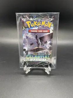 Pokemon TCG Sun And Moon Celestial Storm Sealed Unweighed Booster Pack Stakataka - Image 1