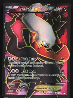 Pokemon Darkrai EX 118/122 BREAKpoint Ultra Rare Full Art Holo HP - Image 1
