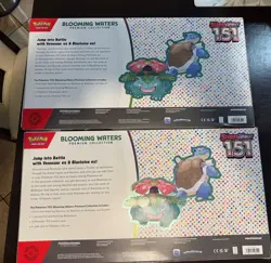 Pokemon 151 Blooming Waters Premium Collection Scarlet & Violet SEALED LOT OF 2 - Image 3