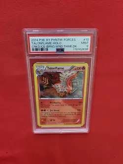 Pokemon: Talonflame #10/119 Holo Rare 2014 Cracked Ice Theme Deck - PSA 9 - E52 - Image 4
