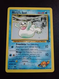 Pokemon 91/132 Misty's Seel Gym Challenge Common NM - Image 1