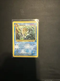 Omastar 40/62 -- Fossil - Regular Unlimited Uncommon Pokemon TCG Card NM - Image 1