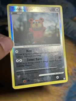 Teddiursa 105/123 Common Mysterious Treasures Reverse Holo Pokemon Yuka Morii - Image 3