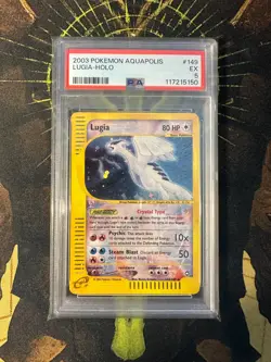 Pokemon Lugia 149/147 Aquapolis Crystal PSA 5 - Image 1