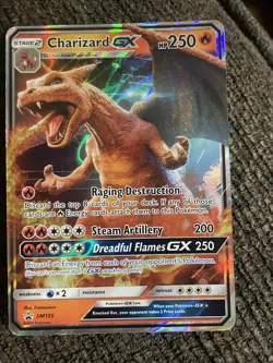 Pokemon TCG Charizard GX Oversized Promos SM195 Promo - Image 2