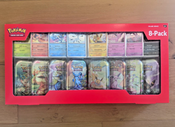 Pokemon TCG Prismatic Evolutions Costco Exclusive Mini Tins 8 Pack w Promos NEW - Image 1