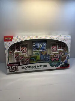 Pokemon TCG Scarlet & Violet 151 Blooming Waters Premium Collection Box Sealed - Image 1