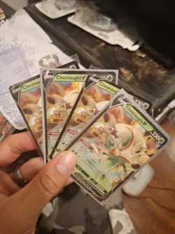 Pokemon TCG Chesnaught V Sword & Shield - Silver Tempest 015/195 Holo Ultra Rare - Image 4