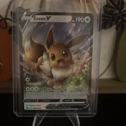 EEVEE V Pokemon Sword & Shield Black Star Promo SWSH065 - Image 1