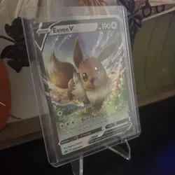 EEVEE V Pokemon Sword & Shield Black Star Promo SWSH065 - Image 2