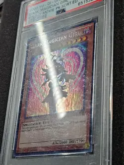 🌟 2020 Yu-Gi-Oh! Dark Magician Girl 1st Edition Secret Rare MVP1-ENS56 PSA 10 - Image 2