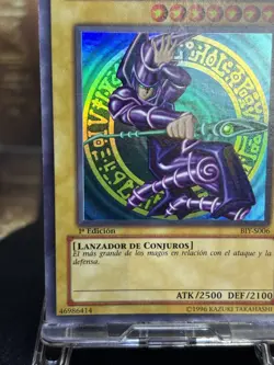 Yugioh! Mago Oscucuro Dark Magician Ultra Rare BIY-S006 Spanish - Image 5