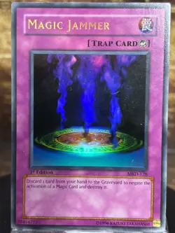 Yugioh Magic Jammer Ultra Rare MRD-128 Metal Raiders 1st Edition - Image 1