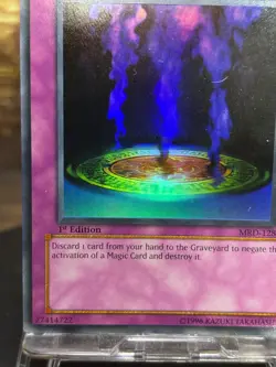 Yugioh Magic Jammer Ultra Rare MRD-128 Metal Raiders 1st Edition - Image 5