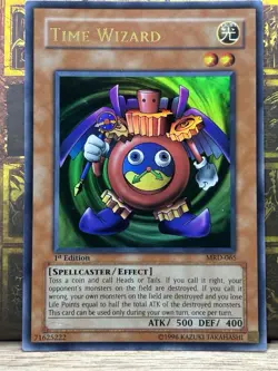 Yugioh Time Wizard MRD-065 Ultra Rare Metal Raiders-1st Edition 1st Edition NM - Image 1