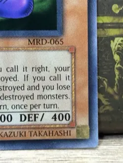 Yugioh Time Wizard MRD-065 Ultra Rare Metal Raiders-1st Edition 1st Edition NM - Image 4