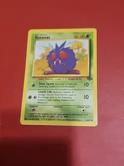 Pokemon Card Jungle Unlimted 1999 Venonat 63/64 WOTC NM - Image 1