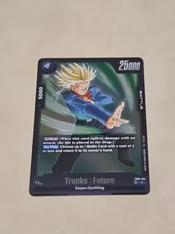 Dragon Ball Super Card Game Trunks Future FB01-051 R Rare - Image 1