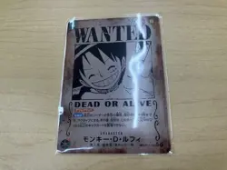 One Piece Monkey D Luffy Arrangement WANTED Card Dead or Alive Japan - Image 1