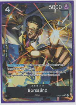 One Piece Card Game - Borsalino - Premium Booster Alt art - OP02-114 - NM - Eng - Image 1
