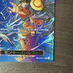 One Piece Card Monkey D Luffy 10000 Rarity Card No.9 Japan - Image 4
