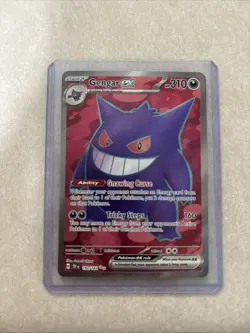 Pokemon TCG Gengar EX Temporal Forces Ultra Rare Card 193/162 - Image 1