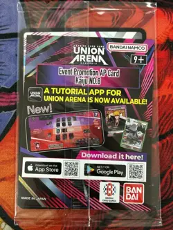 Union Arena TCG - Action Point Card (Kaiju No. 8) Foil Promo SEALED - Image 2