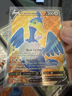 Cramorant V - 198/202 - Ultra Rare - Sword & Shield Base - Pokemon Card - T201 - Image 1