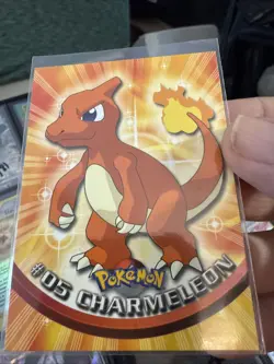 Topps Series 1 Charmeleon 05 MINT -Pokemon Card- Black Logo T176 - Image 1